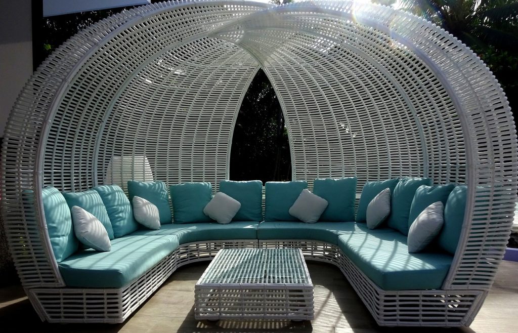 Salon de Jardin en Rotin